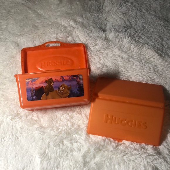 Huggies Baby Wipes Containers On the Go Brother Bear Vintage - Picture 6 of 9